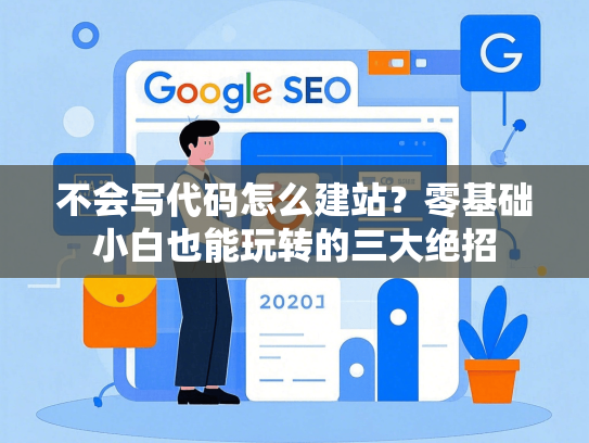 不会写代码怎么建站？零基础小白也能玩转的三大绝招