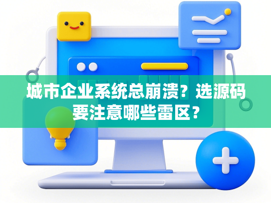 城市企业系统总崩溃？选源码要注意哪些雷区？-第1张图片