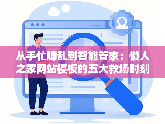 从手忙脚乱到智能管家：懒人之家网站模板的五大救场时刻