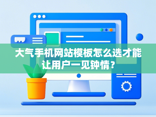 大气手机网站模板怎么选才能让用户一见钟情？