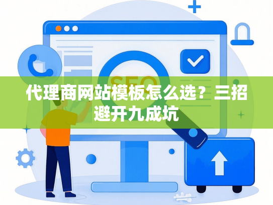 代理商网站模板怎么选？三招避开九成坑