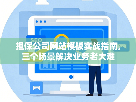 担保公司网站模板实战指南,三个场景解决业务老大难