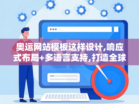 奥运网站模板这样设计,响应式布局+多语言支持,打造全球赛事门户