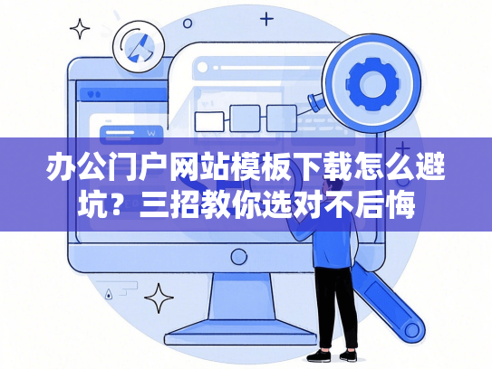 办公门户网站模板下载怎么避坑？三招教你选对不后悔-第1张图片