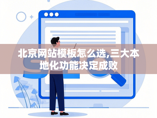 北京网站模板怎么选,三大本地化功能决定成败