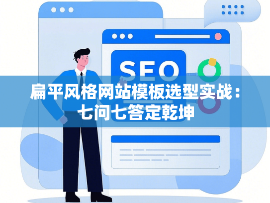 扁平风格网站模板选型实战：七问七答定乾坤