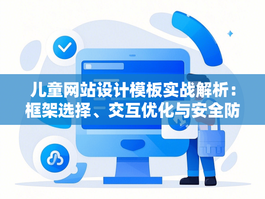 儿童网站设计模板实战解析：框架选择、交互优化与安全防护策略-第1张图片