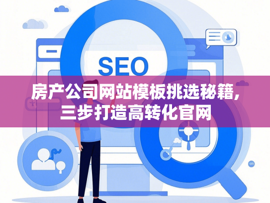 房产公司网站模板挑选秘籍,三步打造高转化官网-第1张图片
