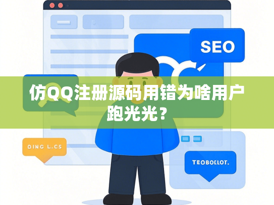 仿QQ注册源码用错为啥用户跑光光？