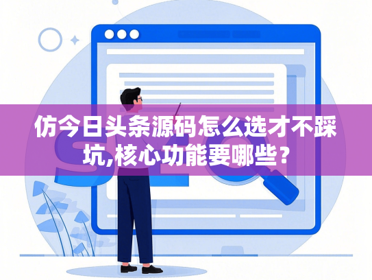 仿今日头条源码怎么选才不踩坑,核心功能要哪些？