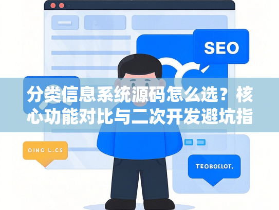 分类信息系统源码怎么选？核心功能对比与二次开发避坑指南