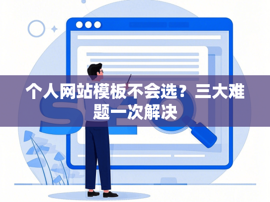 个人网站模板不会选？三大难题一次解决-第1张图片