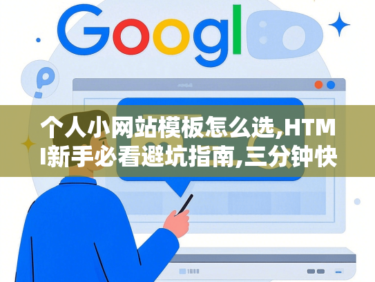 个人小网站模板怎么选,HTMI新手必看避坑指南,三分钟快速建站