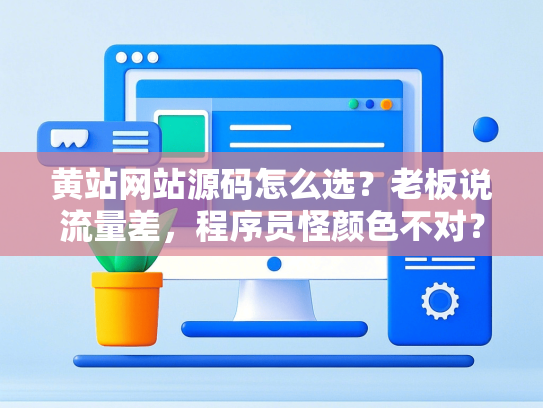 黄站网站源码怎么选？老板说流量差，程序员怪颜色不对？