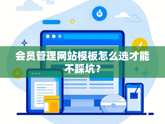 会员管理网站模板怎么选才能不踩坑？