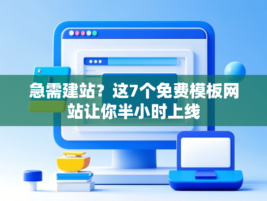 急需建站？这7个免费模板网站让你半小时上线