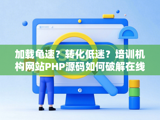 加载龟速？转化低迷？培训机构网站PHP源码如何破解在线教育三难题，实战方案全解析