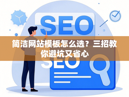 简洁网站模板怎么选？三招教你避坑又省心