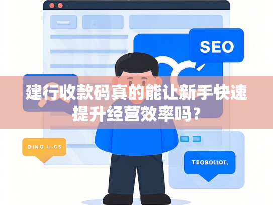 建行收款码真的能让新手快速提升经营效率吗？