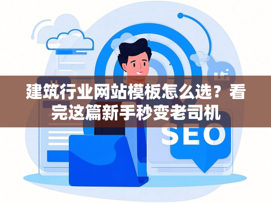 建筑行业网站模板怎么选？看完这篇新手秒变老司机