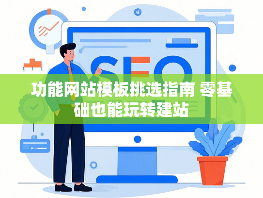 功能网站模板挑选指南 零基础也能玩转建站