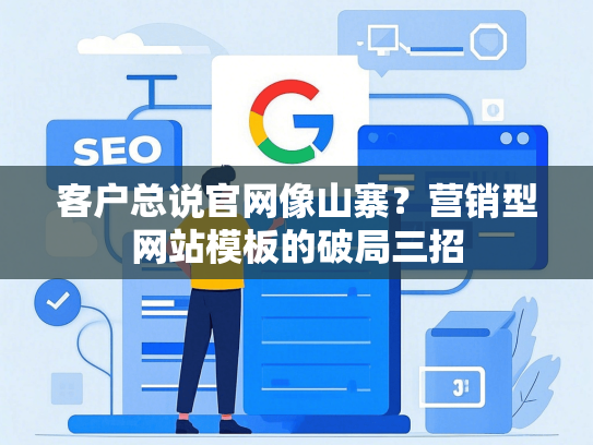 客户总说官网像山寨？营销型网站模板的破局三招