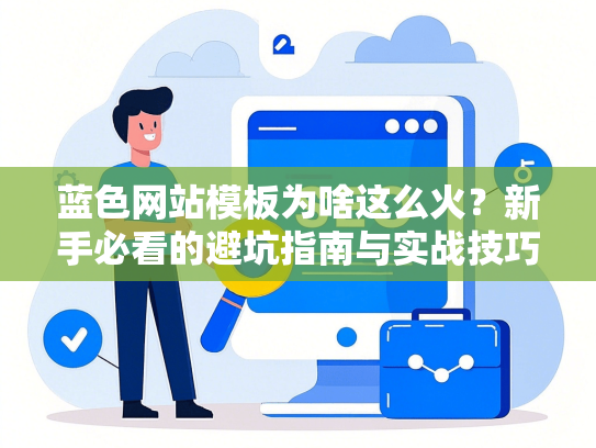 蓝色网站模板为啥这么火？新手必看的避坑指南与实战技巧