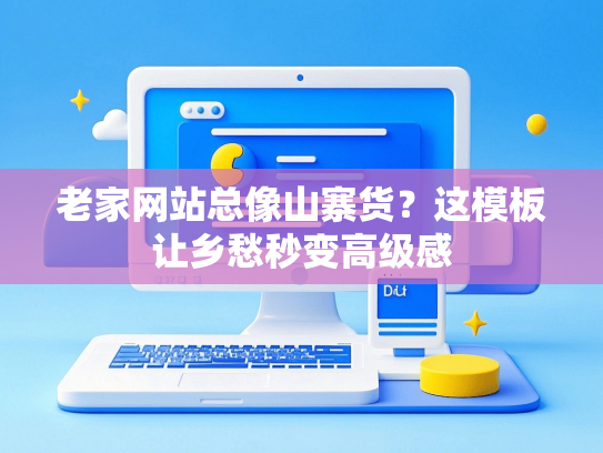 老家网站总像山寨货？这模板让乡愁秒变高级感