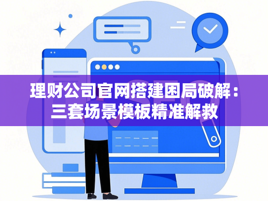 理财公司官网搭建困局破解：三套场景模板精准解救