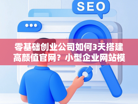 零基础创业公司如何3天搭建高颜值官网？小型企业网站模板下载全攻略