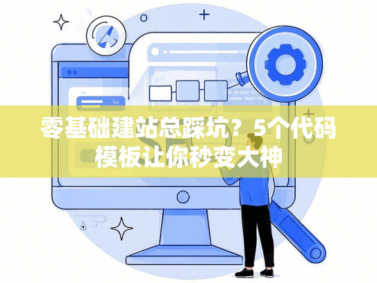 零基础建站总踩坑？5个代码模板让你秒变大神