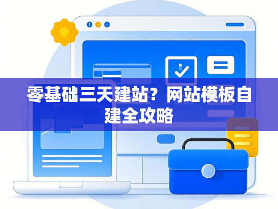 零基础三天建站？网站模板自建全攻略