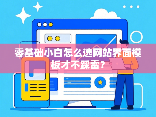 零基础小白怎么选网站界面模板才不踩雷？