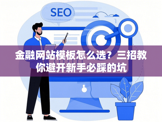 金融网站模板怎么选？三招教你避开新手必踩的坑-第1张图片