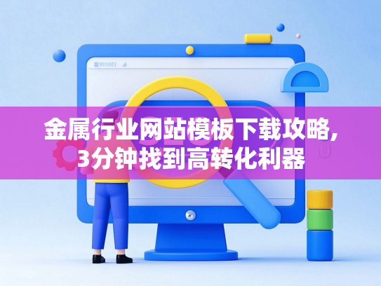 金属行业网站模板下载攻略,3分钟找到高转化利器