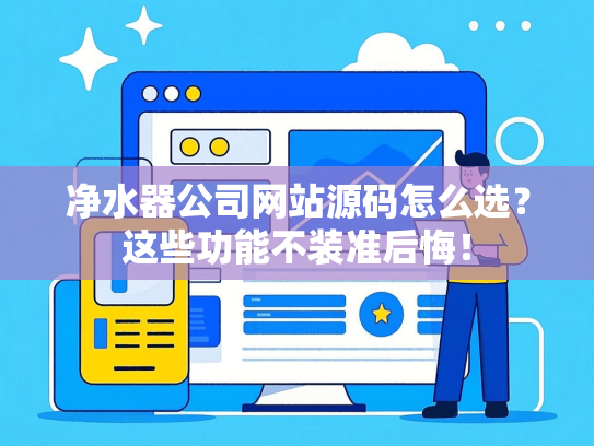 净水器公司网站源码怎么选？这些功能不装准后悔！