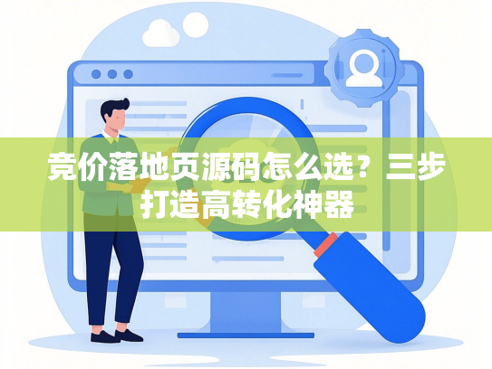 竞价落地页源码怎么选？三步打造高转化神器