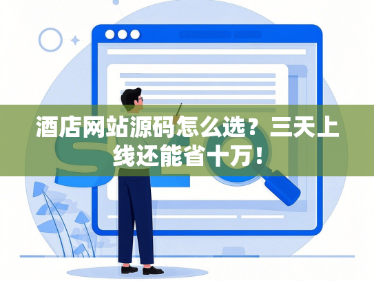 酒店网站源码怎么选？三天上线还能省十万！