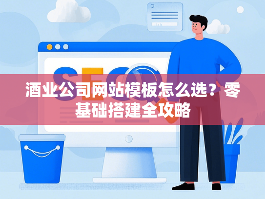 酒业公司网站模板怎么选？零基础搭建全攻略
