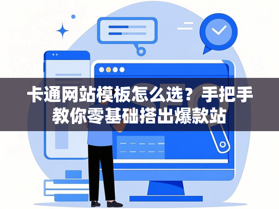 卡通网站模板怎么选？手把手教你零基础搭出爆款站-第1张图片