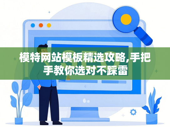 模特网站模板精选攻略,手把手教你选对不踩雷-第1张图片