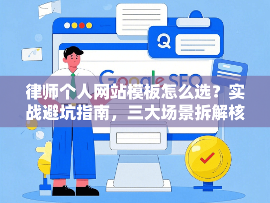 律师个人网站模板怎么选？实战避坑指南，三大场景拆解核心功能