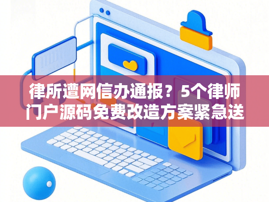 律所遭网信办通报？5个律师门户源码免费改造方案紧急送达