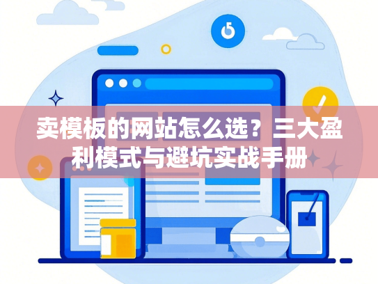 卖模板的网站怎么选？三大盈利模式与避坑实战手册