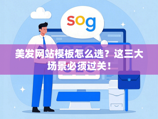 美发网站模板怎么选？这三大场景必须过关！