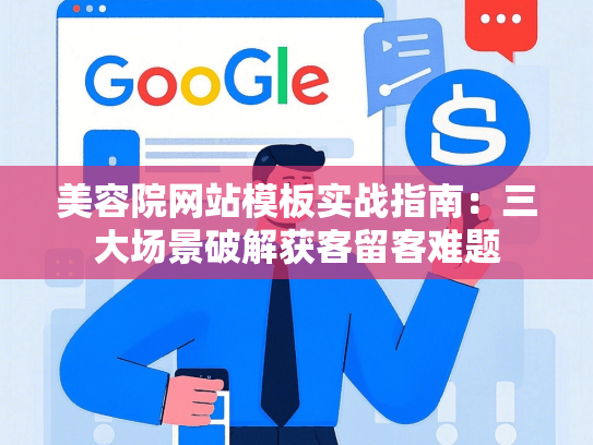 美容院网站模板实战指南：三大场景破解获客留客难题