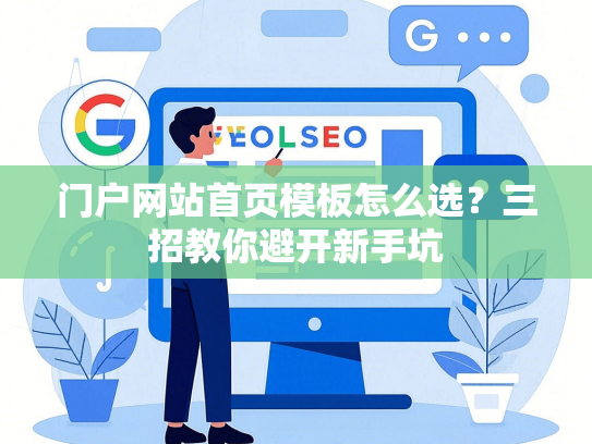 门户网站首页模板怎么选？三招教你避开新手坑-第1张图片